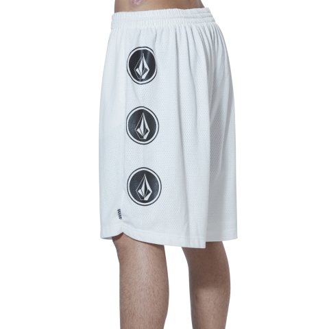 V Mesh Short Pant-WHT