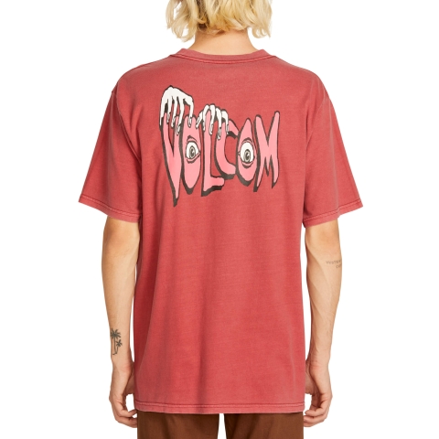 Volcom Panic S/S Tee-BUR