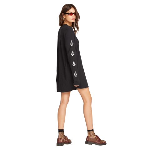 What A Trip Dress-BLK