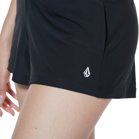 Vol Active Mesh Shorts-BLK